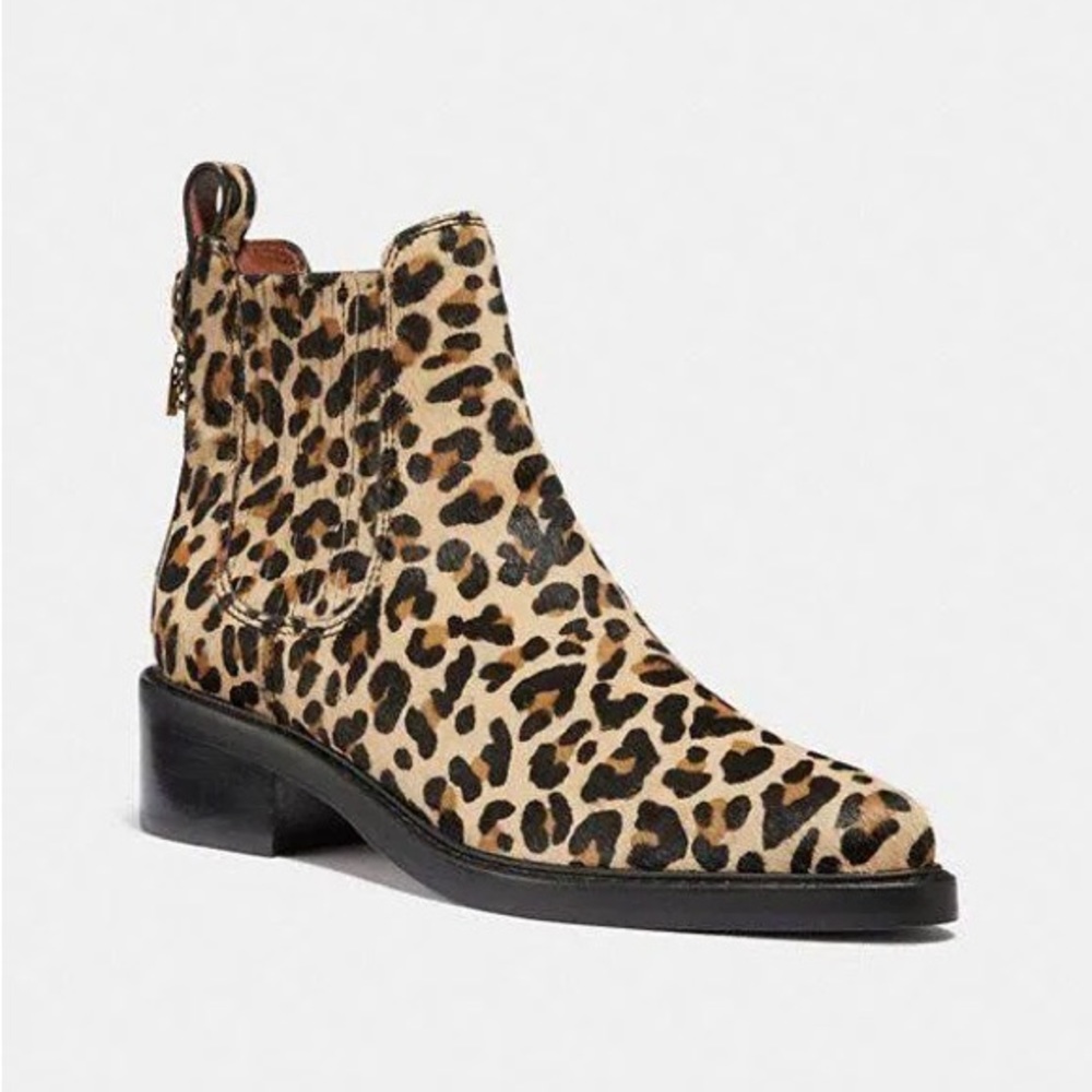 Coach Bowery Chelsea Bootie Leopard